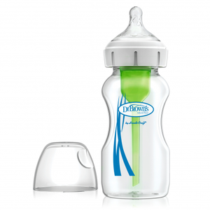 Dr. Brown's Options+ Glass Feeding Bottle Wide Neck 270ml 1ut pas cher
