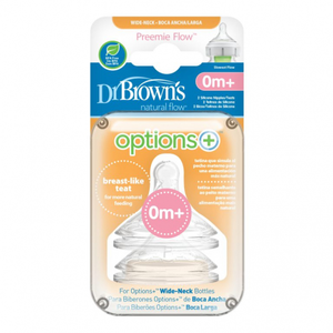 Dr. Brown's Tétine en silicone Options + Large bouche pour prématurés + 0 m pas cher
