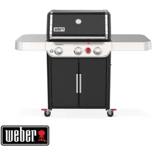 Barbecue à gaz Weber Genesis E6325S 15200 W Noir et Argent pas cher