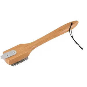 Comparateur de prix : Brosse Weber avec manche en bois - Petit modèle