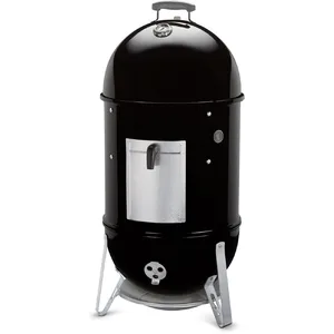Comparateur de prix : Weber 721004 Smokey Mountain Cooker Barbecue au Fumoir Noir Diamètre 47 cm