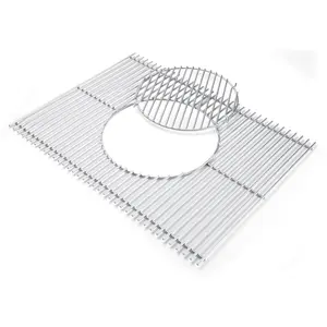 Comparateur de prix : Weber Grille de cuisson inox pour barbecue GENESIS série 300 GOURMET SYSTEM-