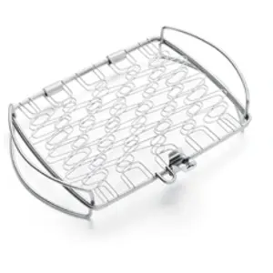 Comparateur de prix : Weber 6470 Grill Basket, Stainless Steel, Small - Quantity 4, Siliver