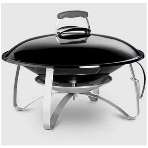 Comparateur de prix : Weber Cheminée mobile de jardin avec 1 couvercle et 1 porte-couvercle