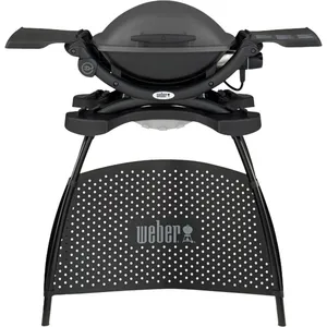 Weber - Barbecue électrique Q1400 - Gris Anthracite - Avec Stand pas cher
