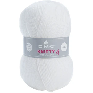 DMC Fil à tricoter Knitty 4 100 g Blanc n°961