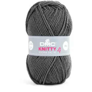 Fil à tricoter KNITTY 4 - 50gr - DMC 790 Gris - 790 Gris