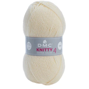 Comparateur de prix : DMC Fil à tricoter Knitty 4 100 g Jaune vanille n°993