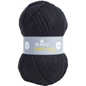 Comparateur de prix : DMC Fil à tricoter Knitty 10 100g Noir n°965