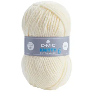 Fil à tricoter Knitty 6 - 100GR - DMC Just Knitting Jaune (993) - Jaun...