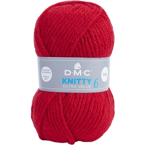 DMC Fil à tricoter Knitty 6 100 g Rouge n°698 pas cher