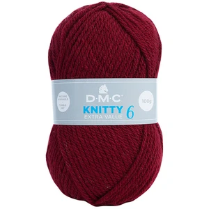 Comparateur de prix : DMC Fil à tricoter Knitty 6 100 g Bordeaux n°841
