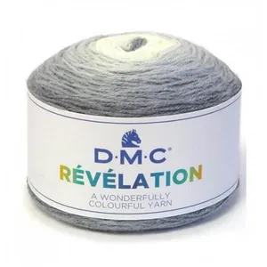 Pelote de laine REVELATION pour étoles - DMC Wonder 209 Gris - 209 Gri...