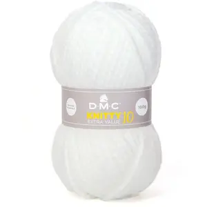 Comparateur de prix : DMC Fil à tricoter Knitty 10 100g Blanc n°961