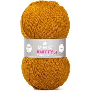 DMC Fil à tricoter Knitty 4 100 g Ocre n°766 pas cher