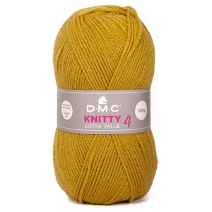 DMC Fil à tricoter Knitty 4 100 g Or n°666
