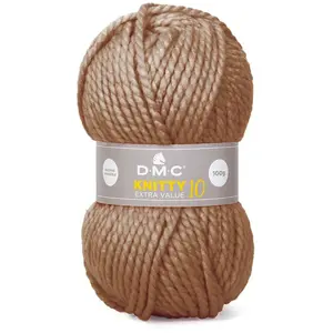 DMC Fil à tricoter Knitty 10 100g Marron n°927 pas cher