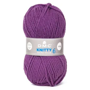 Fil à tricoter Knitty 6 - 100GR - DMC Just Knitting Violet (701) - Vio...
