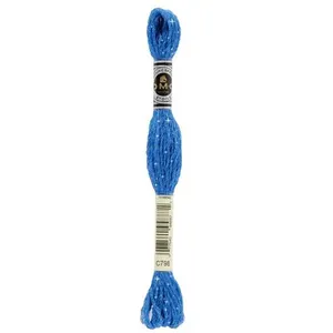 Non communiqué Fil à broder Mouliné Etoile 8 mètres - DMC(...) - Bleu (C798)