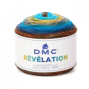 Pelote de laine REVELATION pour étoles - DMC Wonder(...) - 208 Jaune pas cher