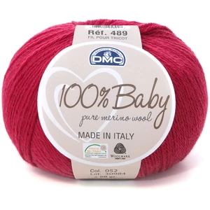 DMC Laine mérinos 100% baby - Pelote 50 g 052 - Bordeaux pas cher