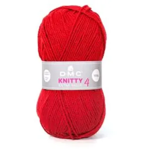 Non communiqué Fil à tricoter KNITTY 4 - 50gr - DMC(...) - 833 Rouge pas cher