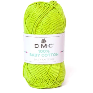 DMC Fil tricot et crochet 100% Baby Cotton 752 Vert pas cher