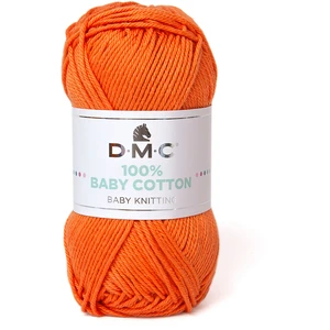 DMC Fil tricot et crochet 100% Baby Cotton 753 Orange pas cher