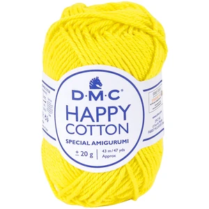 DMC Fil crochet Happy Cotton spécial Amigurumi 788 Jaune citron