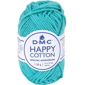 Comparateur de prix : DMC Fil crochet Happy Cotton spécial Amigurumi 784 Bleu tiffany