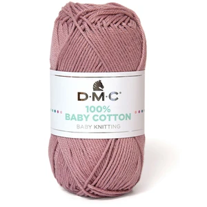 DMC Fil tricot et crochet 100% Baby Cotton 768 Rose pas cher
