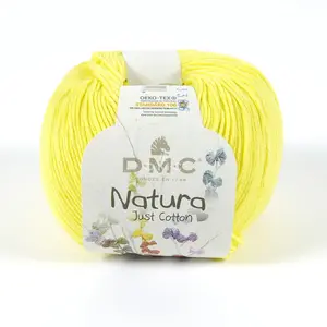 Comparateur de prix : DMC Pelote de Coton Natura Just Cotton 50 g N199 Jaune étamine