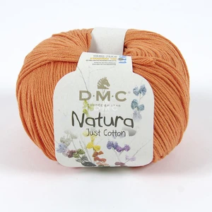 Comparateur de prix : Pelote de Coton Natura Just Cotton 50 g N105 Orange feu