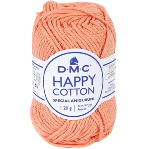 DMC Fil crochet Happy Cotton spécial Amigurumi 793 Corail pas cher