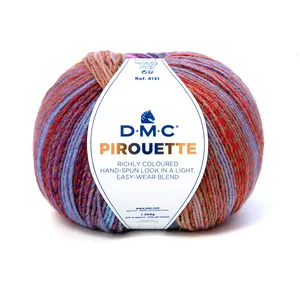 Fil à tricoter PIROUETTE - 200gr - DMC(...) - 844 Rose