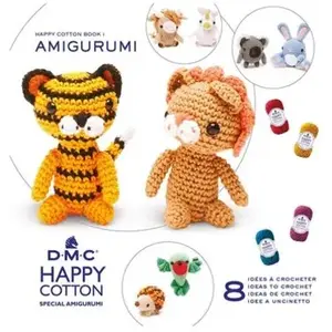 DMC Livre Happy Cotton n°1 Personnages 2-en-1 pas cher