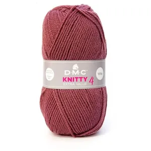 Non communiqué Fil à tricoter KNITTY 4 - 50gr - DMC(...) - 646 vieux rose pas cher