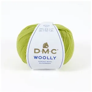 Non renseigné Pelote 100% Laine Vierge Woolly - DMC(...) - 084 Vert pas cher