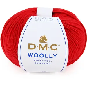 DMC Laine Wooly pur Mérinos 58 Rouge vif