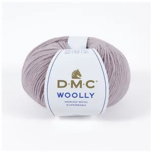 Non renseigné Pelote 100% Laine Vierge Woolly - DMC(...) - 060 Lilas pale pas cher