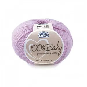 Non renseigné Pelote de mérino à tricoter 100% BABY - Dmc(...) - 61 Violet