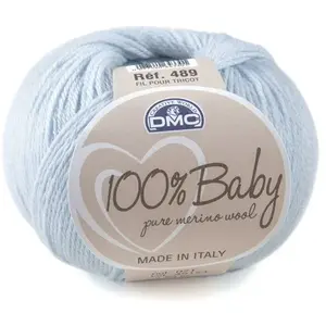 Comparateur de prix : DMC Laine 100% Baby - 50 g - bleu layette