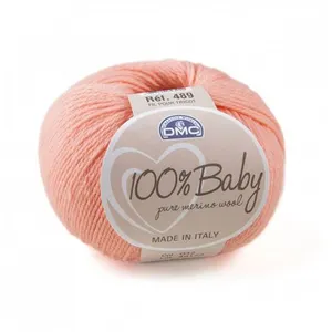Non renseigné Pelote de mérino à tricoter 100% BABY - Dmc(...) - 42 Orange pas cher