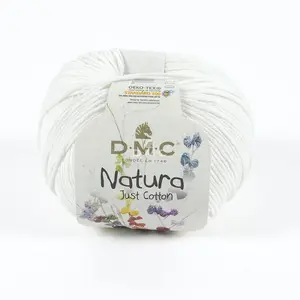DMC Pelote de Coton Natura Just Cotton 50 g N02 Ivoire pas cher