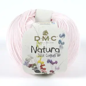 Comparateur de prix : DMC Pelote de Coton Natura Just Cotton 50 g N06 Rose layette