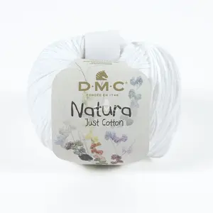 NATURA Fil Coton Pelote de 50 grs N01 pas cher
