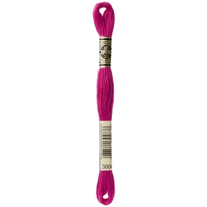 DMC Fil à Broder Mouliné 117MC - couleur 3804 - Rose pas cher