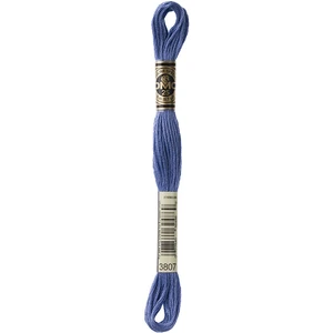 DMC Fil à Broder Mouliné 117MC - couleur 3807 - Bleu pas cher