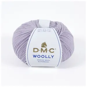 Non renseigné Pelote 100% Laine Vierge Woolly - DMC(...) - 061 Parme pas cher
