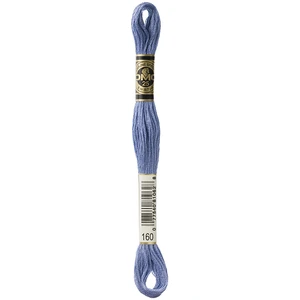 Comparateur de prix : DMC Fil à Broder Mouliné 117MC - couleur 160 - Bleu orage